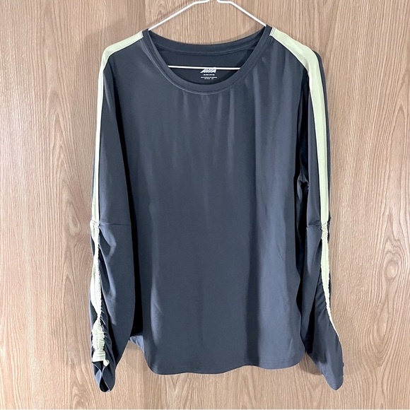 Avia Gray/Lime Workout Athletic Joggers X-Long Top - Picture 1 of 2